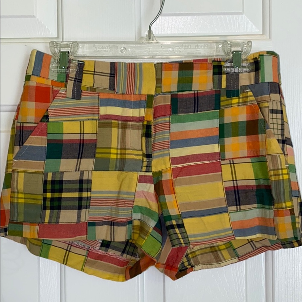 J. Crew Multicolor Plaid Women Shorts